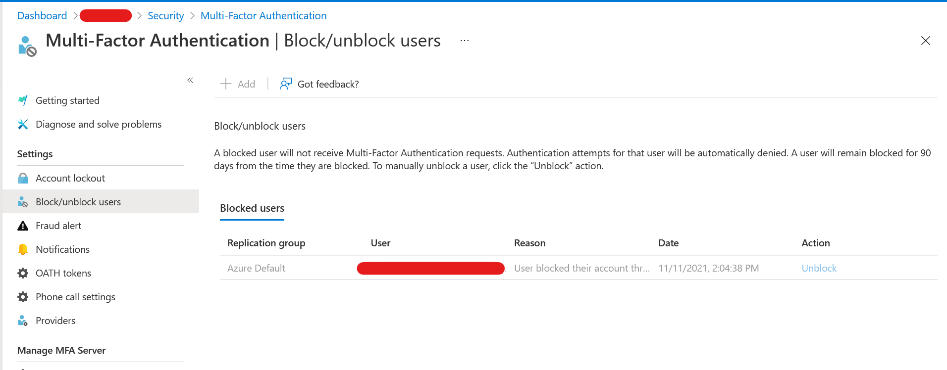 Azure MFA Fraud Blocking and Ambiguous Errors!